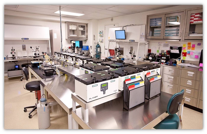 美國試管牛技術的主要實驗室與核心設備